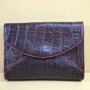 DONNA ELISSA 'CROCODILE' PRINT BAG #170-170